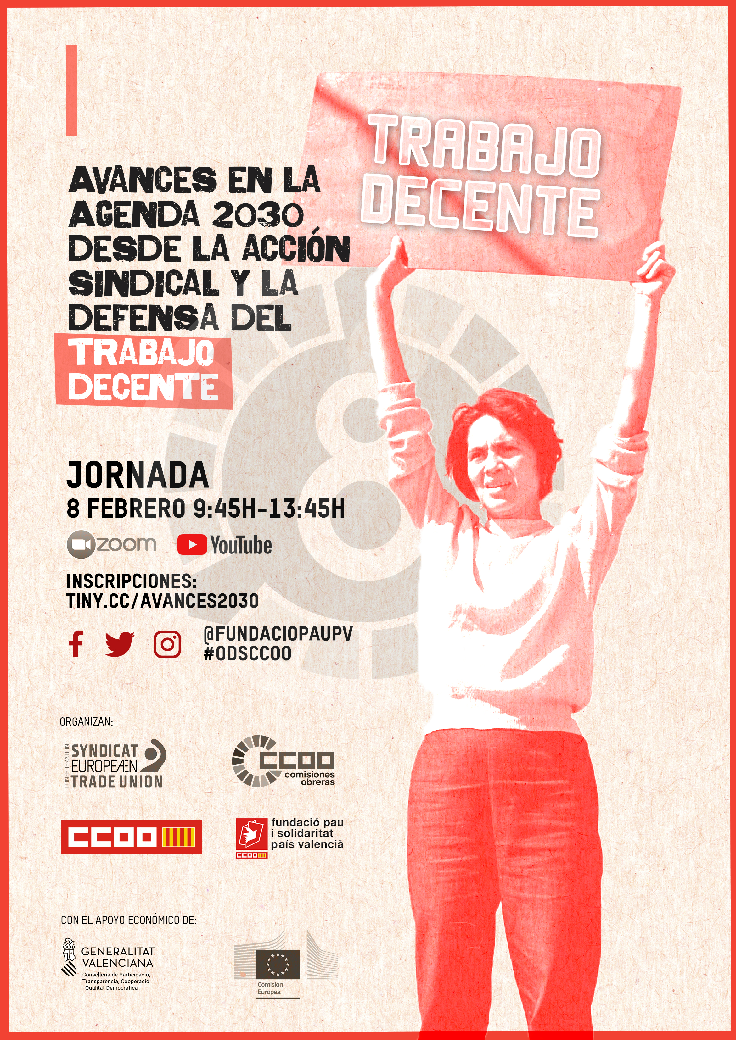 Avances en la Agenda 2030 desde la acción sindical y la defensa del trabajo decente