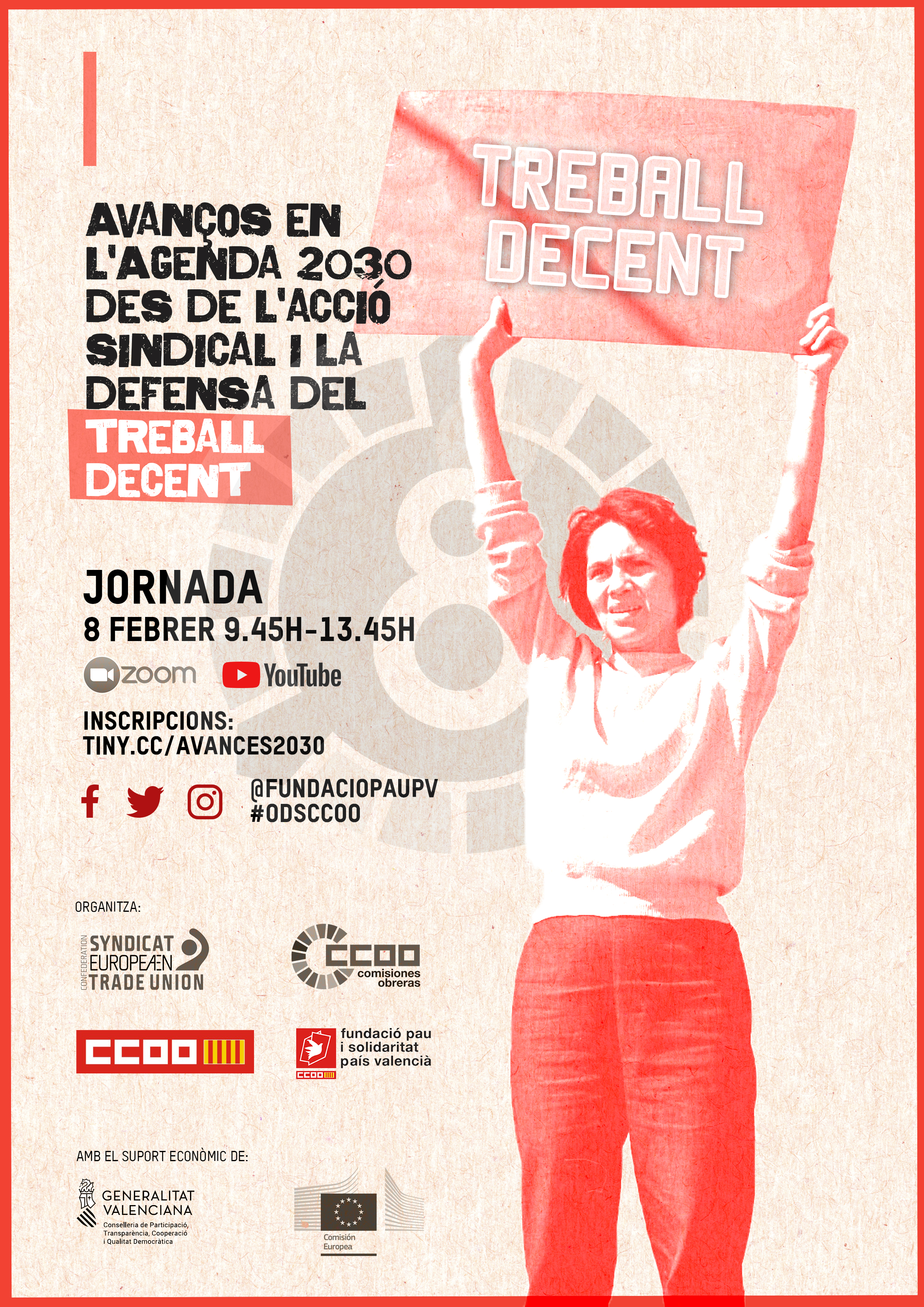 Avanços en l'Agenda 2030 des de l'acció sindical i la defensa del treball decent