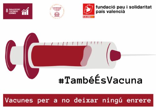 'Vacunas para no dejar a nadie atrás': acción global para exigir trabajo decente
