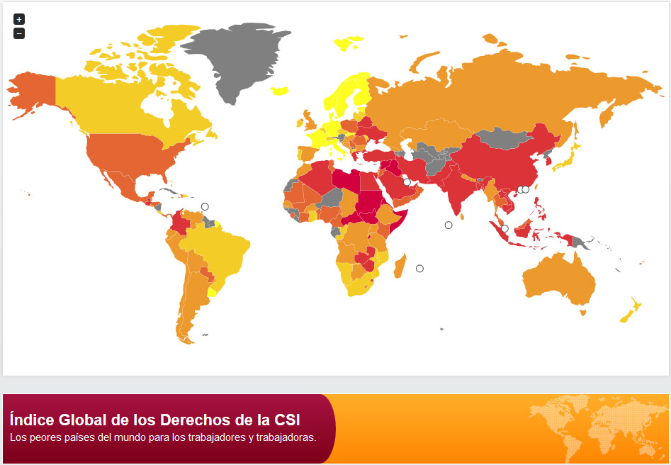 CSI mapa